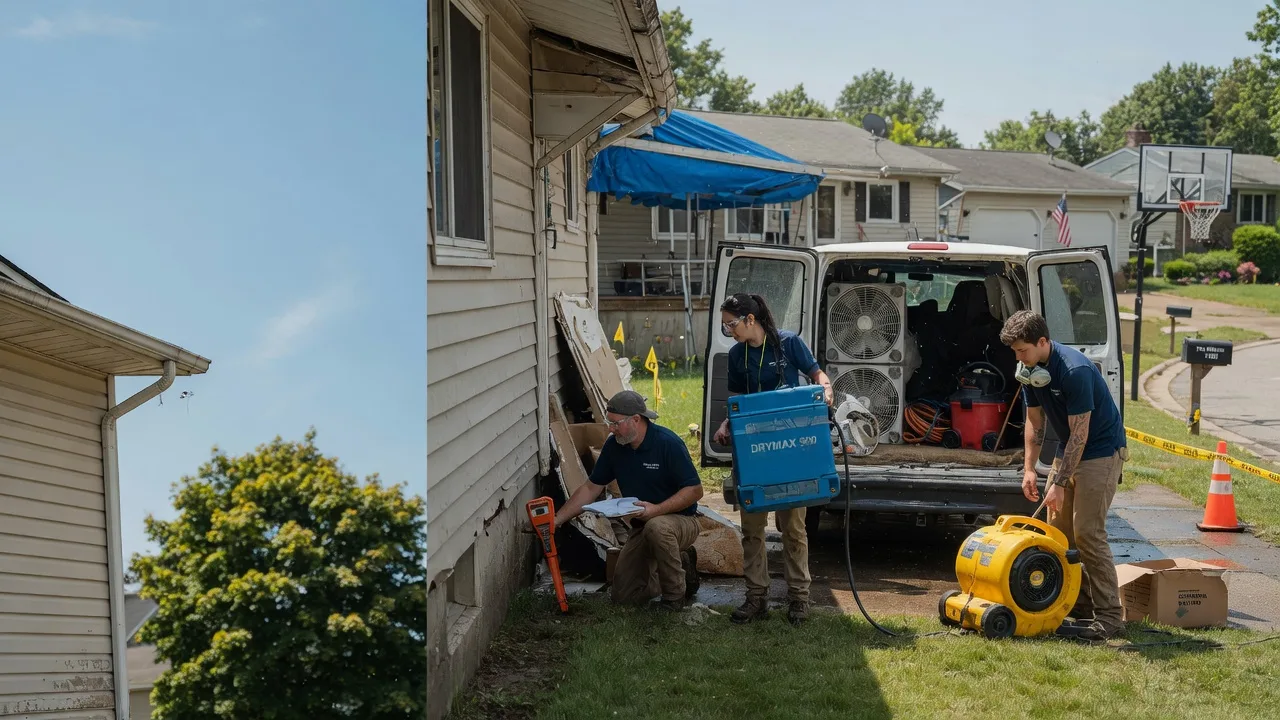 Ceiling Leak Cleanup in Holt, MI near me