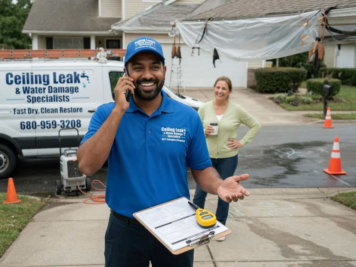 Ceiling Leak Cleanup Holt, MI FAQs